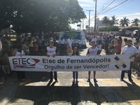 Etec participa do Desfile Cívico – 7 de Setembro