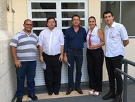 Etec recebe visita do novo prefeito de Pedranópolis